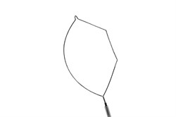 Петля для полипэктомии комбинированная к гибким эндоскопам для канала 2,8 мм длиной 2400 мм (без рукоятки) - фото 5757