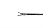 Ножницы (прямые, монополярные, модульные, изогнутый ствол, диаметр 5 мм, длина 377± 5 мм)