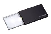 Лупа выдвижная асферическая дифракционная со светодиодной подсветкой  easyPOCKET, 50х45 мм, 3.0х (8.0 дптр), цвет черный