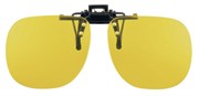 Насадка на очки со светофильтрами на клипсе Cut-off filter clip-ons, 450 нм, светопропускание 85%, категория 0, подходят для водителей