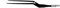 Биполярный пинцет байонетный прямой, длина 210 мм, 8 х 1 мм, "евростандарт",  ЕМ260-1Е - фото 8000