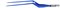 Биполярный пинцет байонетный конусный антипригарный CLEANTips, длина 210 мм, 6 х 0,7 мм, "евростандарт",  ЕМ266-3СЕ - фото 8007