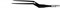 Биполярный пинцет байонетный прямой, длина 190 мм, 8 х 1 мм, "евростандарт",  ЕМ259-1Е - фото 8040